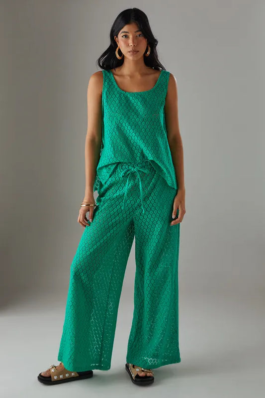 Crochet Tie Side Tank Top