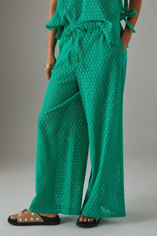 Crochet Tie Side Tank Top